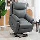 Power Lift Chair, Electric Riser Recliner Chair with Remote Control, Grey