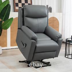 Power Lift Chair, Electric Riser Recliner Chair with Remote Control, Grey