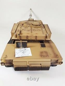 RC Tank Heng Long Abrams Radio Remote Control M1A2 Version 6 Infrared Smoke BB