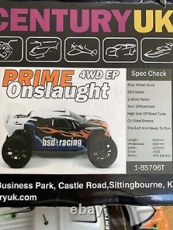 Remote Control Car, BSD racing. Century Uk. Prime Onslaught