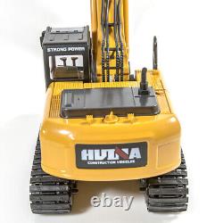 Remote Control Digger Excavator Huina RC 1 to 14 Scale Rubber Treads RC Kids Toy