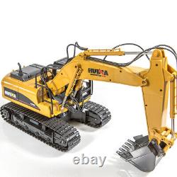 Remote Control Digger Excavator Huina RC 1 to 14 Scale Rubber Treads RC Kids Toy