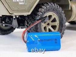 Remote Control Truck RC Off-Road 6wd 1/12 Army Hobby Military Car Rock Crawler