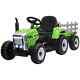Ride On Kids Tractor, Battery Power Electric Car Truck with Remote Control Green