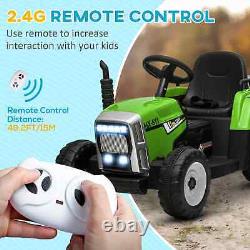 Ride On Kids Tractor, Battery Power Electric Car Truck with Remote Control Green