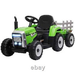 Ride On Kids Tractor, Battery Power Electric Car Truck with Remote Control Green