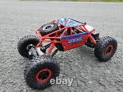 SPIDER MAN ROCK CRAWLER 2.4GHz RC REMOTE CONTROL CAR 4WD TRUCK 1/18 RECHARGEABLE