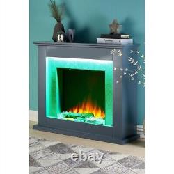 Studio Sparkle Electric Fire Suite with Remote Control LED Lights N/O 4875
