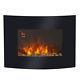 Stunning Slimline Wall-Mounted Electric Fire with LED Flame & Remote Control