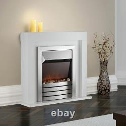 Warmlite WL45041W Chester Pebble Bed Electric Fire with Remote Control